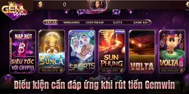 Rút tiền Gemwin - Nhanh gọn không quá 5 phút để thành công 2 Khi nào có thể rút tiền tại Gemwin?