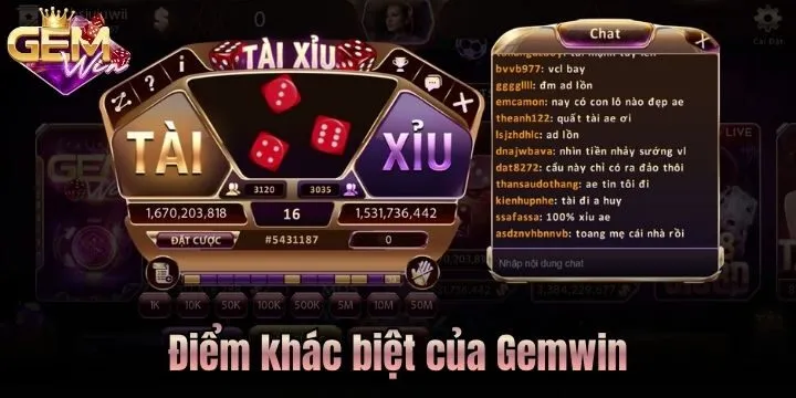 Điểm khác biệt giúp Gemwin được đánh giá cao