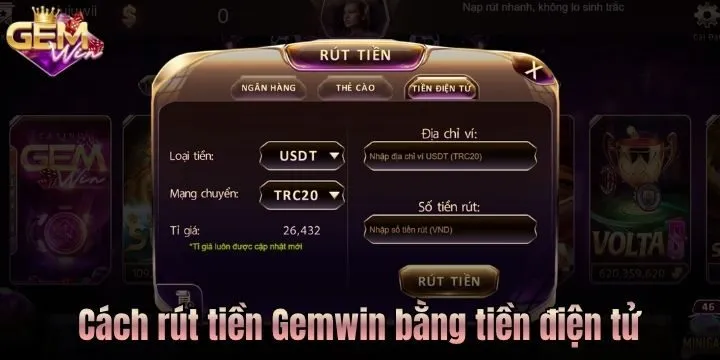 Rút tiền Gemwin - Nhanh gọn không quá 5 phút để thành công 5 Các bước rút tiền Gemwin bằng thẻ cào