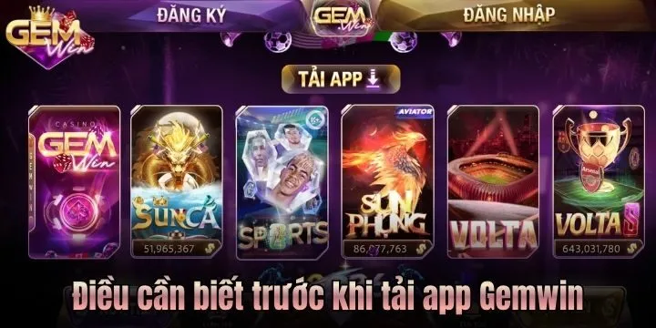 Tải app Gemwin - Chơi game mượt mà trên mọi thiết bị 2 Tải app Gemwin - Chơi game mượt mà trên mọi thiết bị