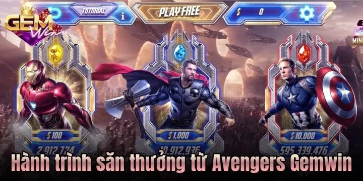 Hành trình chinh phục kho báu từ Avengers Gemwin