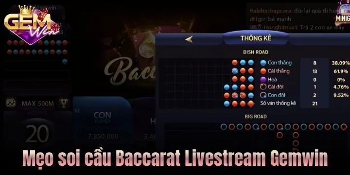 Nghệ thuật đọc bảng lịch sử soi cầu Baccarat Livestream