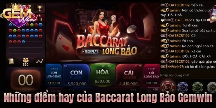 Vì sao Baccarat Long Bảo Gemwin thu hút nhiều tân thủ? 