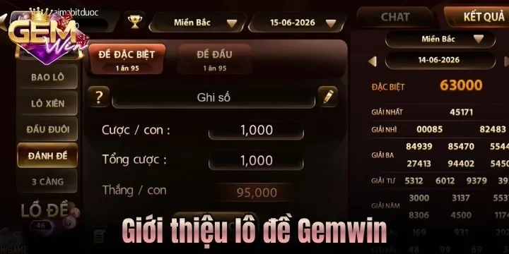 Giới thiệu lô đề Gemwin