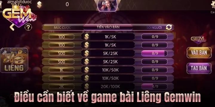 Hiểu rõ về game bài Liêng Gemwin