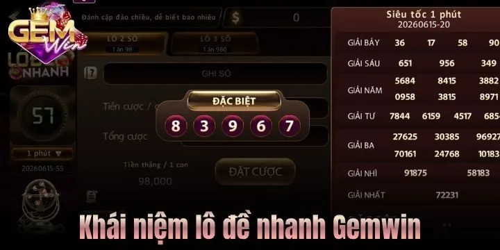 Khái niệm về lô đề nhanh Gemwin
