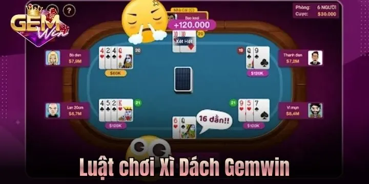 Luật chơi Xì Dách Gemwin