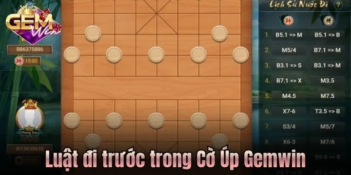 Luật đi trước trong Cờ Úp Gemwin