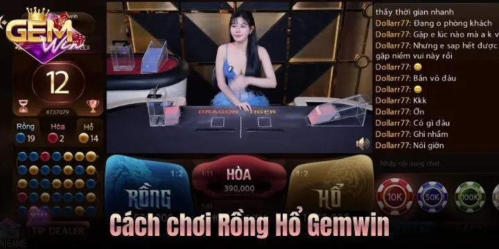 Ván cược Rồng Hổ tại Gemwin diễn ra như thế nào? 