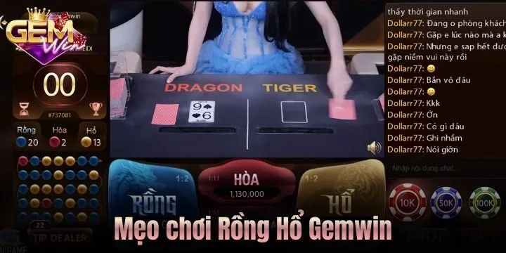 Bật mí mẹo chơi Rồng Hổ Gem win không bao giờ thua