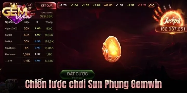 Chiến lược chơi Sun Phụng Gemwin bất bại 
