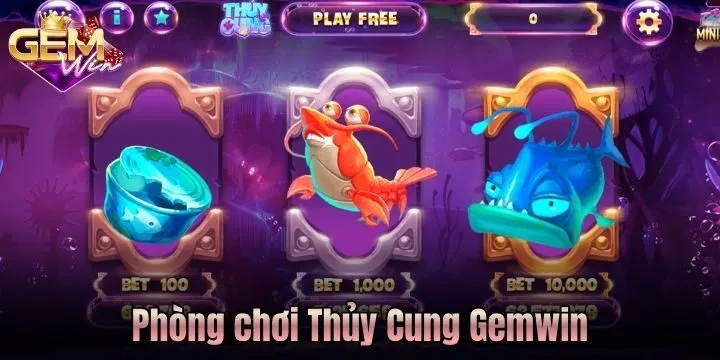 04 phòng chơi Thuỷ Cung Gemwin đáng thử sức