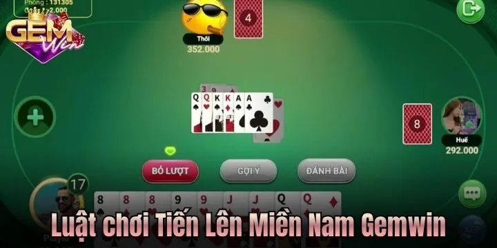 Quy luật của ván bài Tiến Lên Miền Nam Gemwin