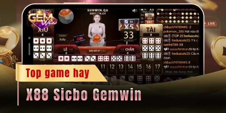 X88 Sicbo Gemwin - Thử vận may rinh ngay tài lộc